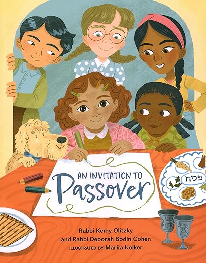 Cover of picture book An Invitation to Passover written by Deborah Bodin Cohen and Kerry Olitzky